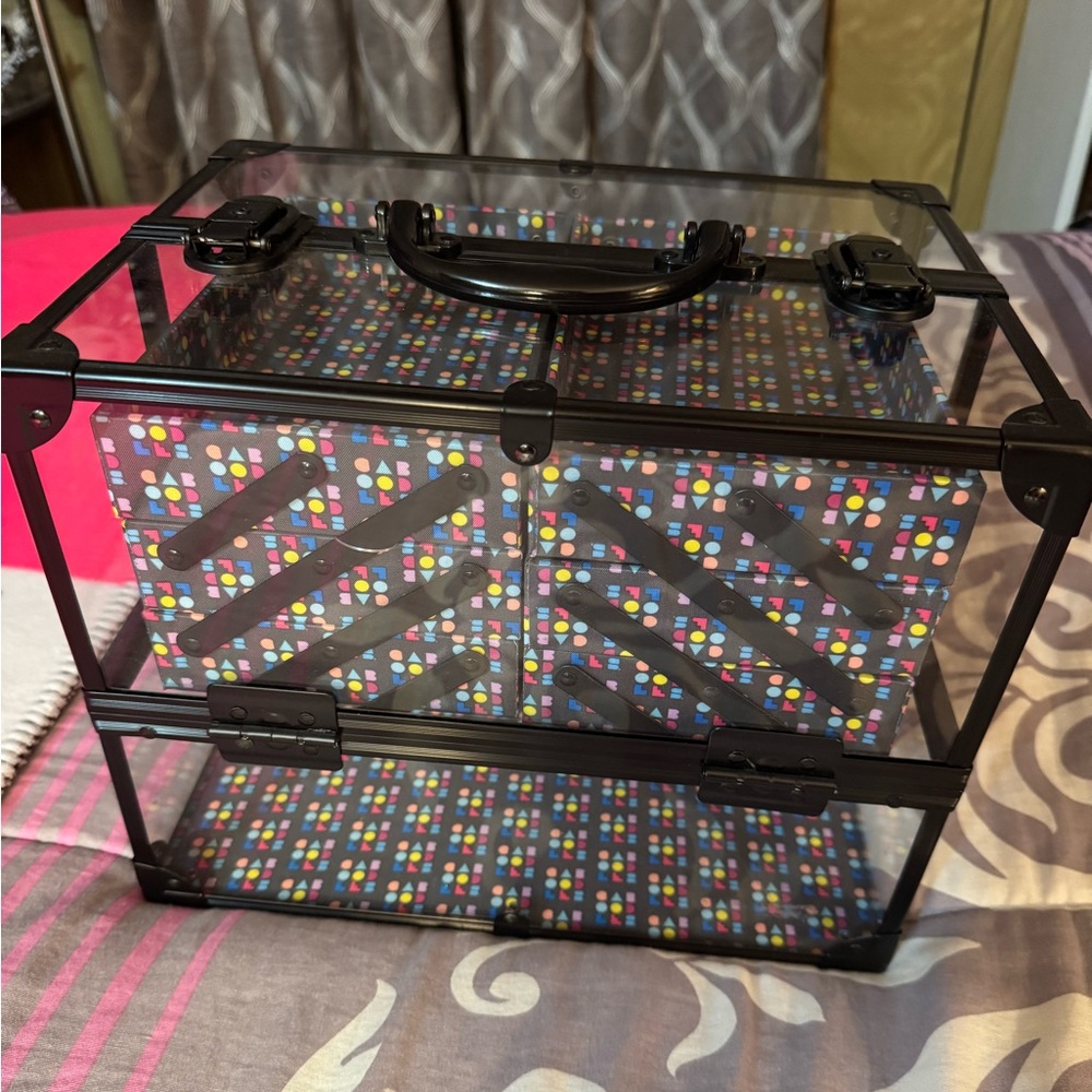 Caboodles Black Makeup Travel Organizer